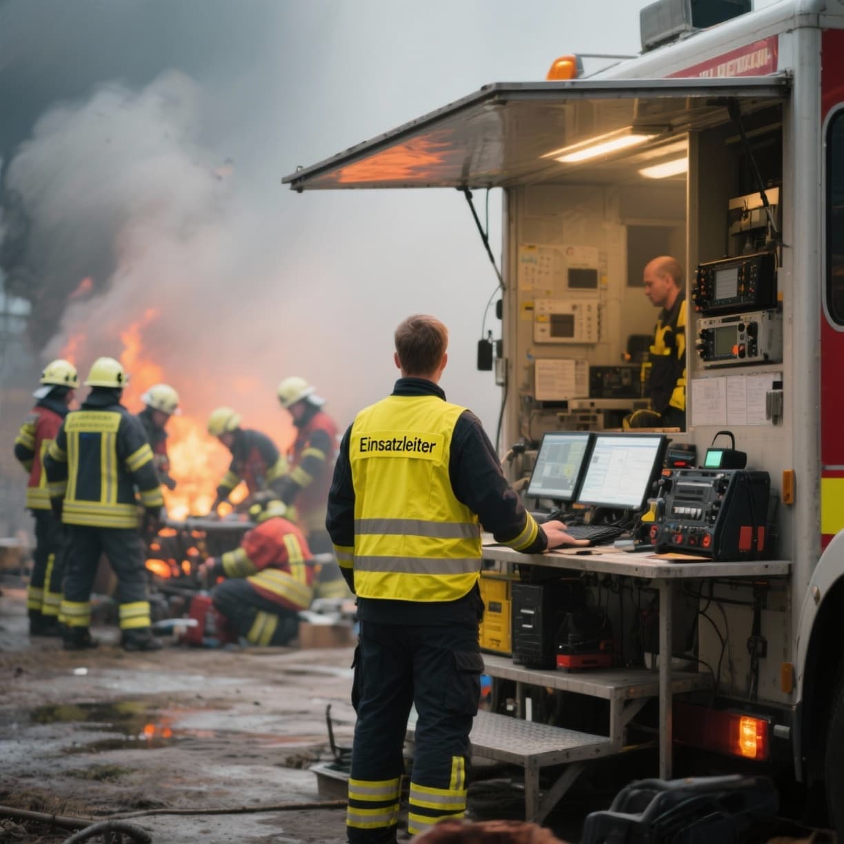 Krisenführungs-/Incident-Command-Struktur